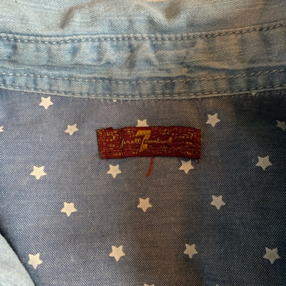 ✨7FAMK Chambray Button Down Tunic - Picture 5 of 6